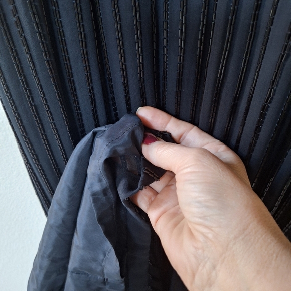 NWT Vintage Silk Niteline by Della Roufogali Beaded Gown Womens size 8 - Picture 8 of 9